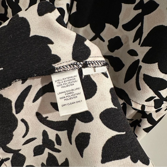 LOFT High Neck Floral/Leaves Dress - Picture 4 of 5